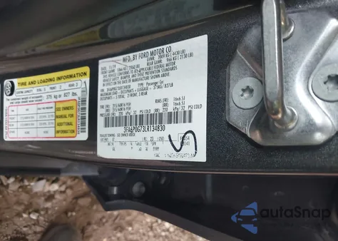 2020 Ford Fusion S из США, поврежденный, VIN 3FA6P0G73LR134830